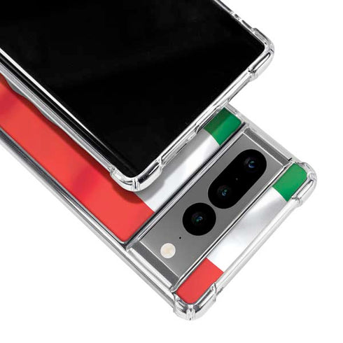 Italy Flag Google Pixel 7 Pro Clear Case